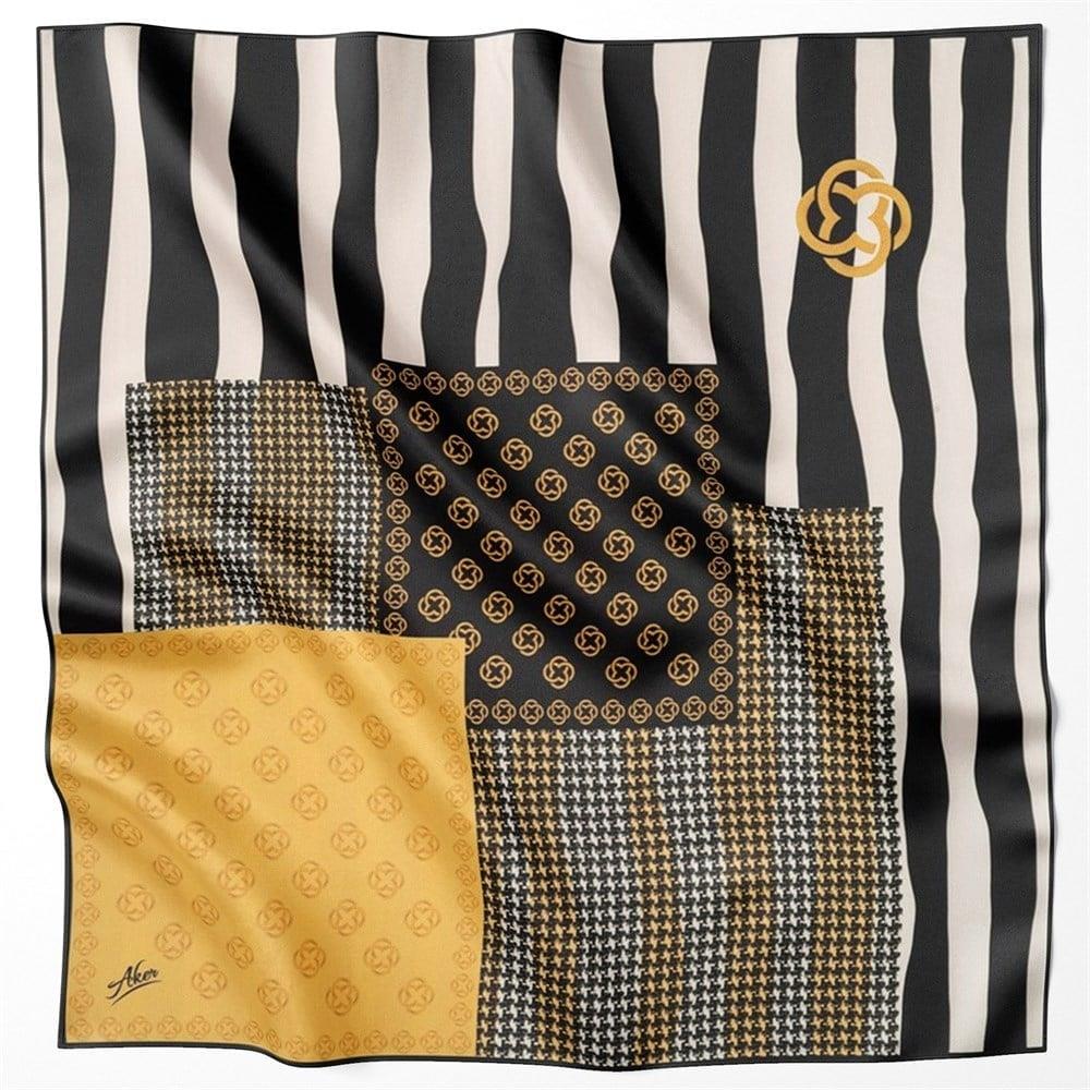 Aker Hafif Defolu Polyester Eşarp - 7940795-913 - C143