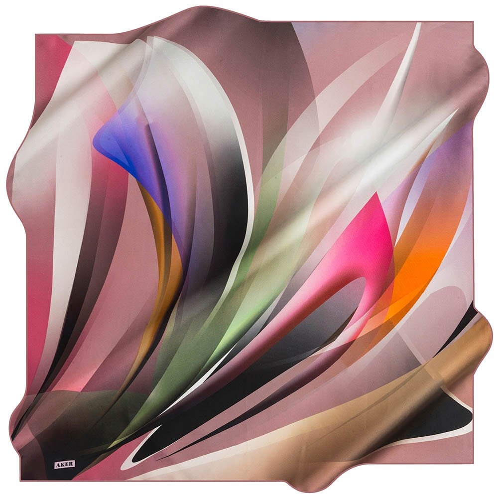 Aker Silk Scarf - 7704713-992 - Twill Silk