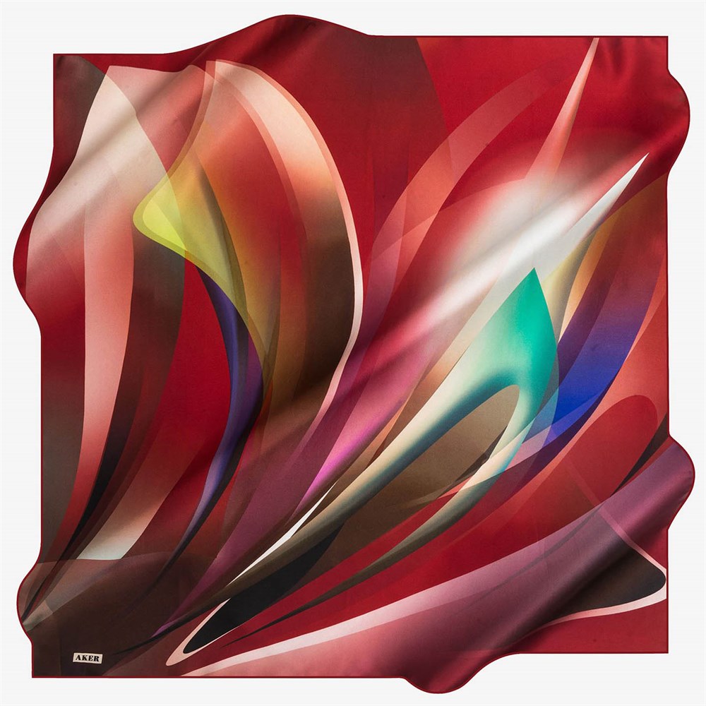 Aker Silk Scarf - 7704701-314 - Satin Silk