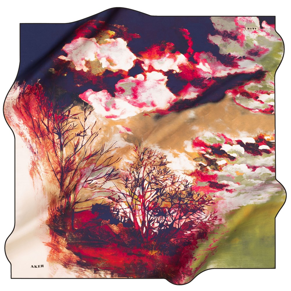 Aker Silk Scarf - 2021 Spring-Summer - 8099713-921 - Twill