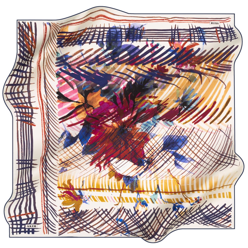 Aker Silk Scarf - 2021 Spring-Summer - 8198701-322 - Satin