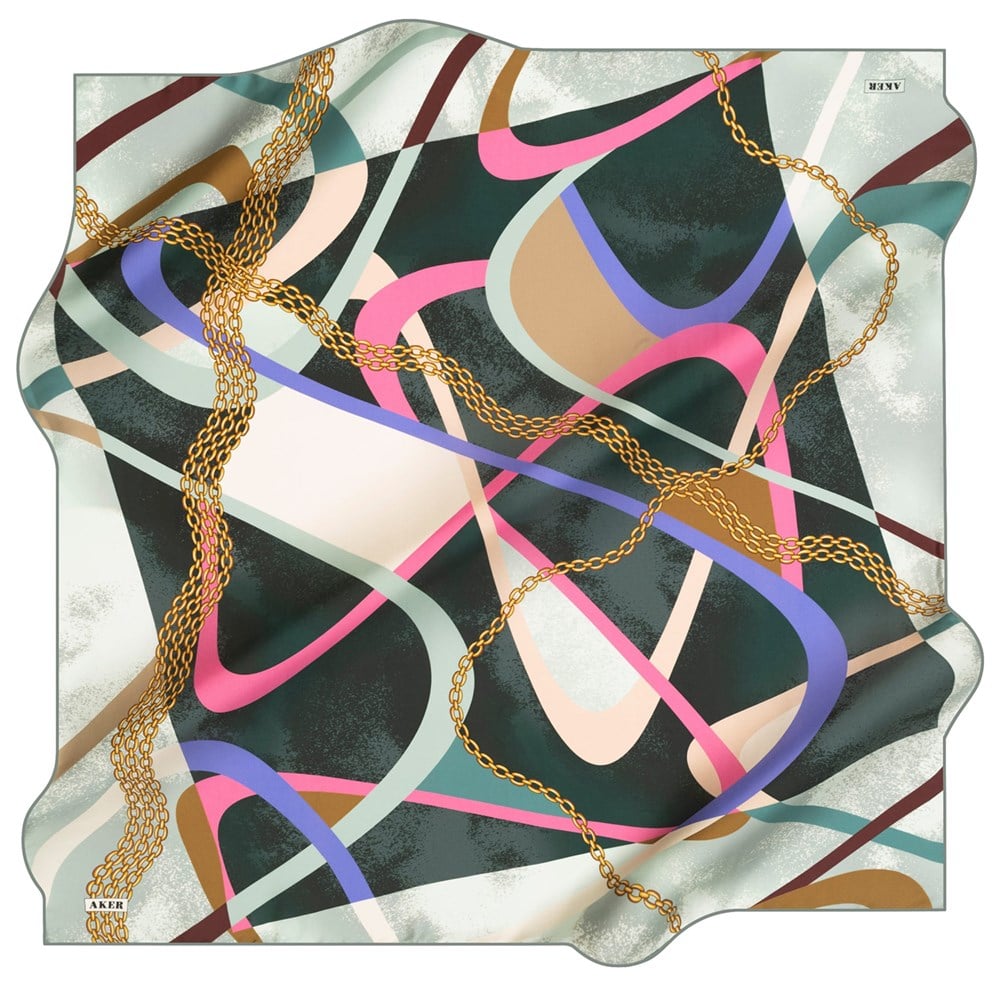 Aker Silk Scarf - 2021 Spring-Summer - 8298701-351 - Satin