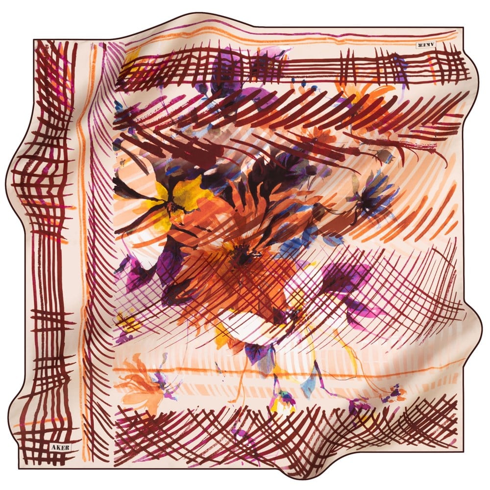 Aker Silk Scarf - 2021 Spring-Summer - 8198701-341 - Satin