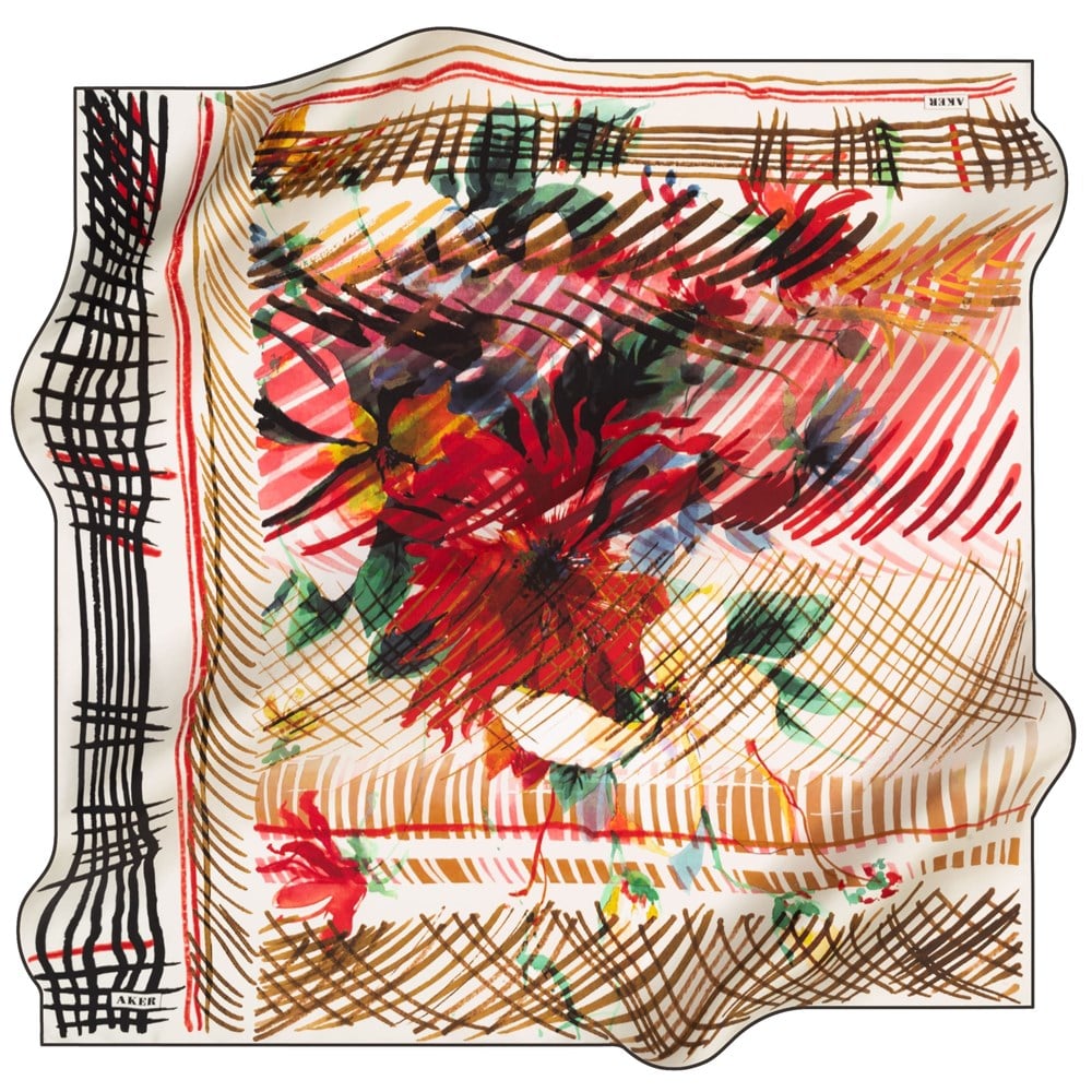 Aker Silk Scarf - 2021 Spring-Summer - 8198701-313 - Satin