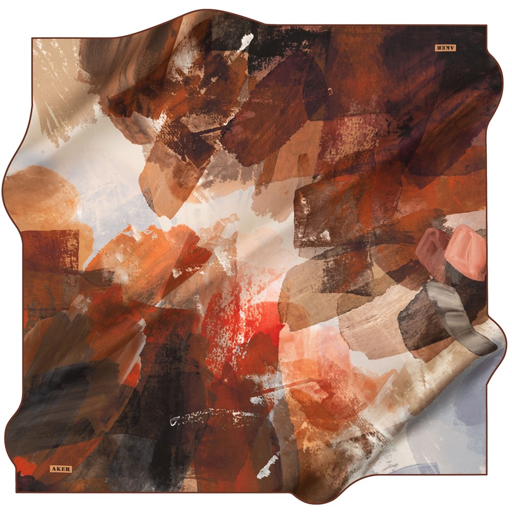 Aker Silk Scarf - 2021 Spring-Summer - 8289713-941 - Twill
