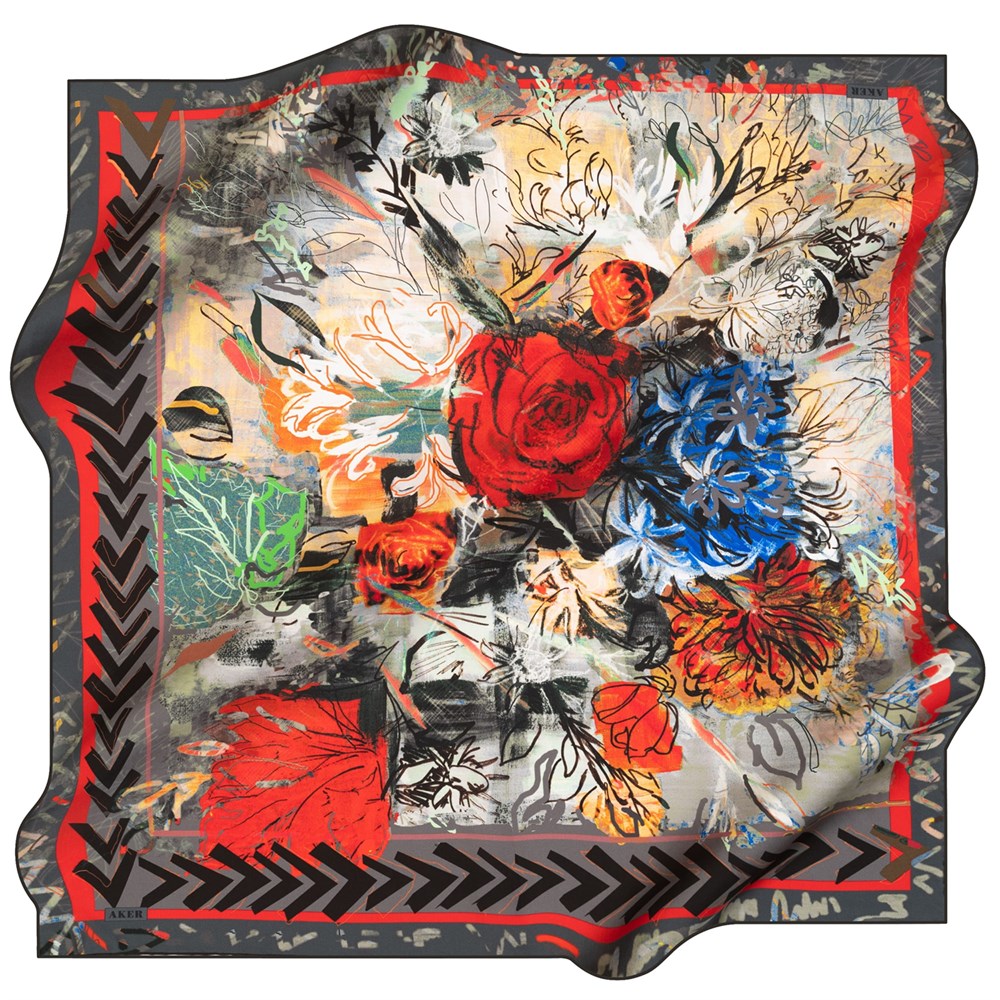 Aker Silk Scarf - 2021 Spring-Summer - 8210701-312 - Satin