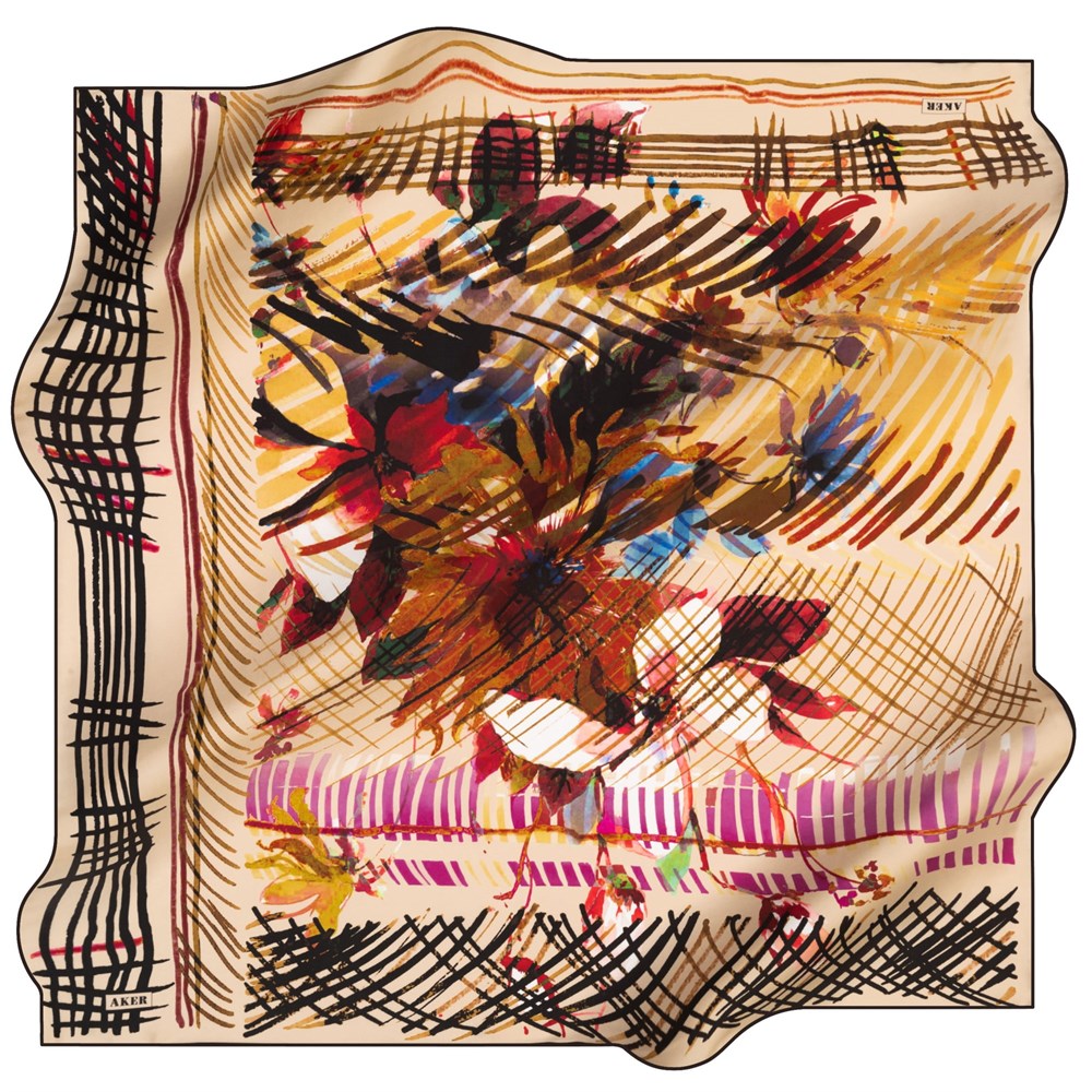Aker Silk Scarf - 2021 Spring-Summer - 8198713-914 - Twill