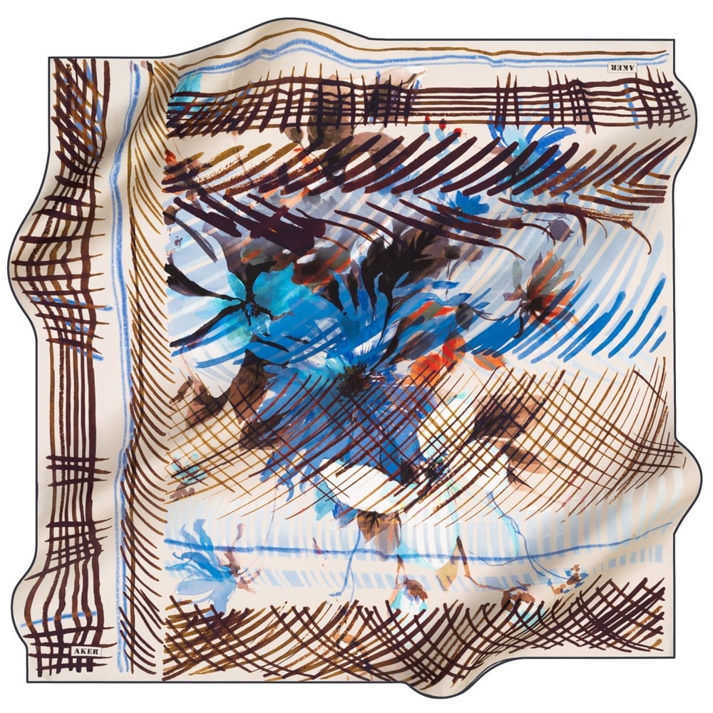 Aker Silk Scarf - 2021 Spring-Summer - 8198701-321 - Satin