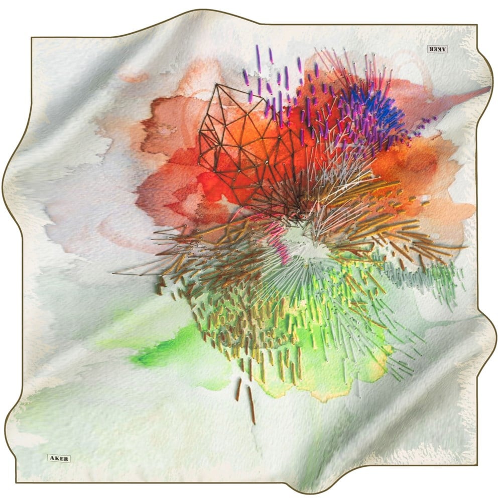 Aker Silk Scarf - 2021 Spring-Summer - 8290713-951 - Twill