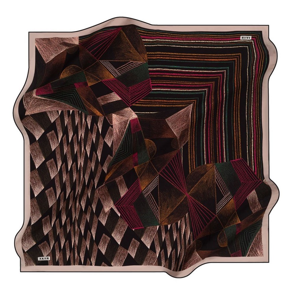 Aker Silk Scarf - 2021/2022 Fall-Winter - 8413701-316 - Satin