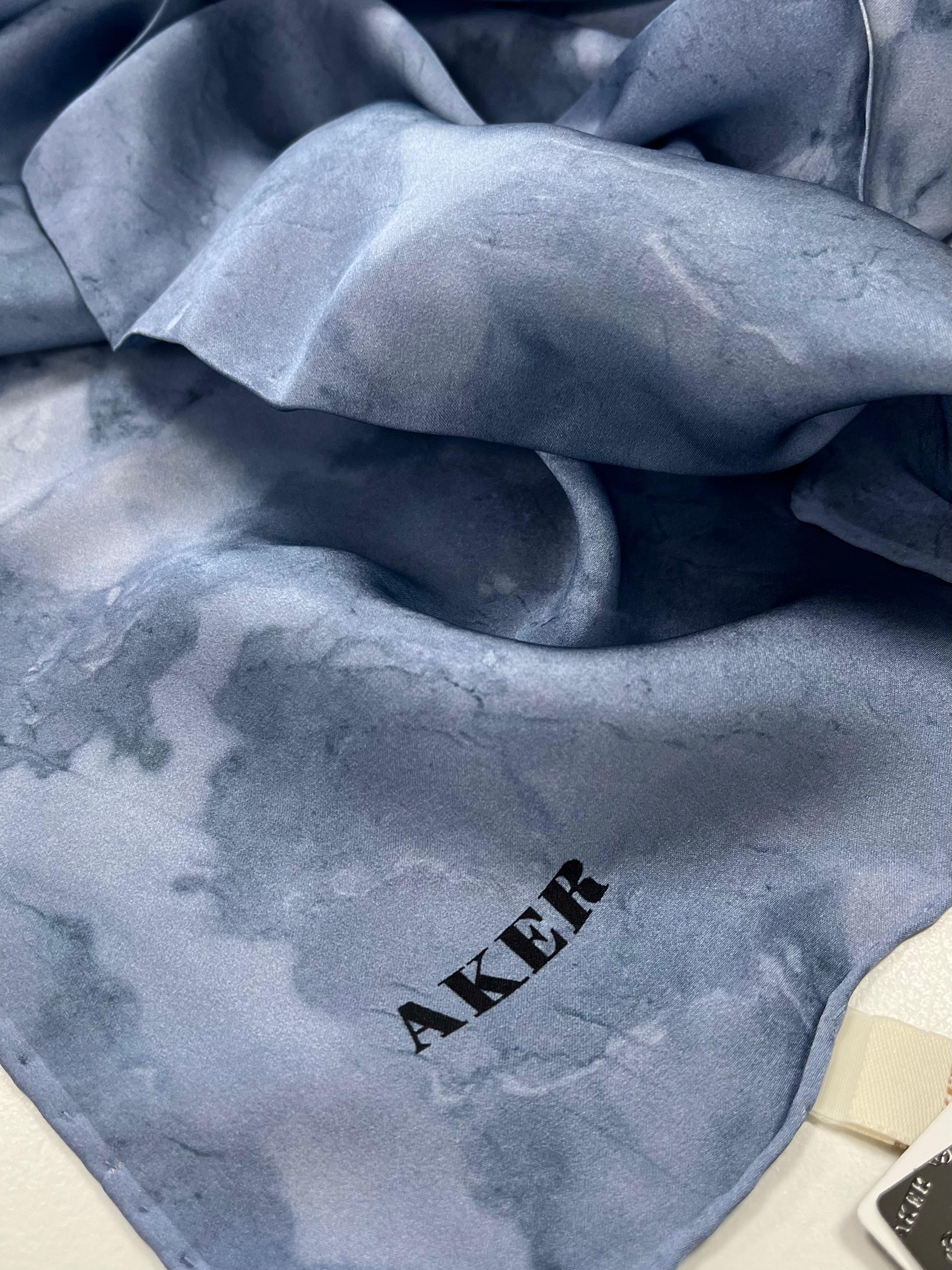 Aker Silk Scarf - 2025 Spring-Summer - 8974701-322 - Satin Silk