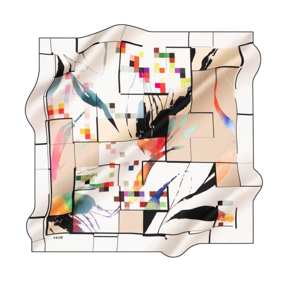 Aker Silk Scarf - 2025 Spring-Summer - 8983701-312 - Satin Silk