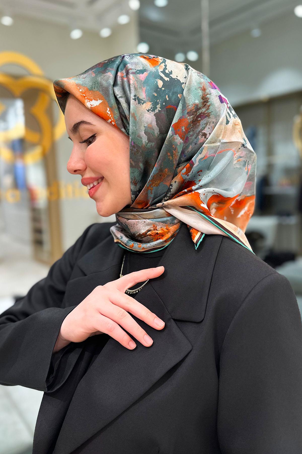 Aker İpek Eşarp - 2025 İlkbahar-Yaz - 8989701-351 - Sura