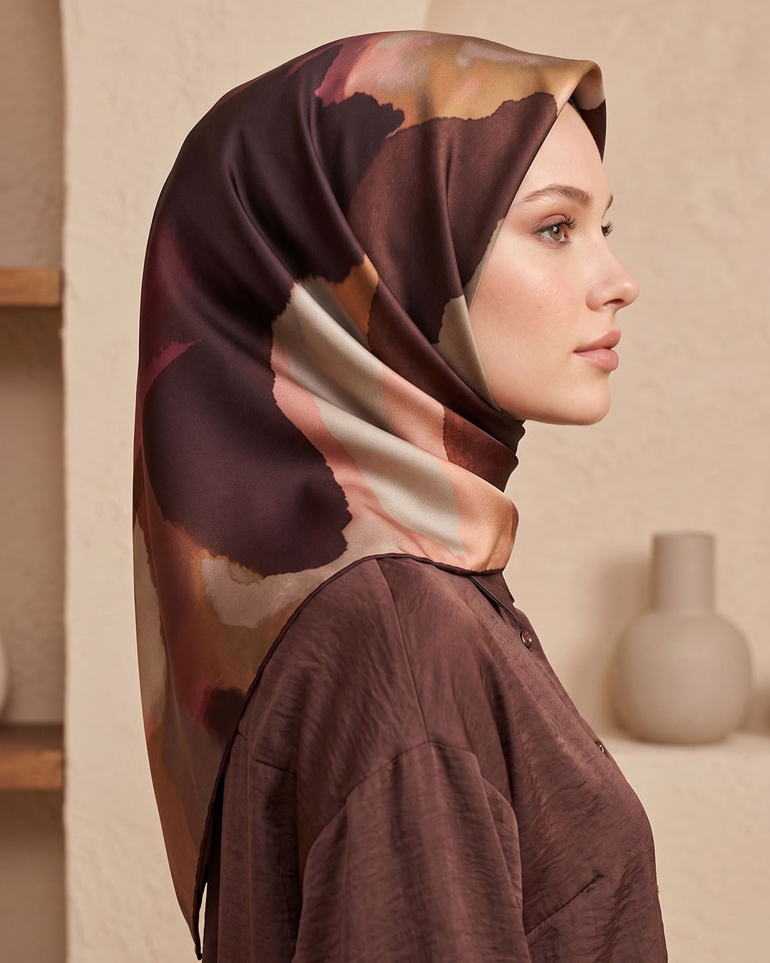 Aker İpek Eşarp - 2025/2026 Sonbahar-Kış - 9072701-342 - Sura
