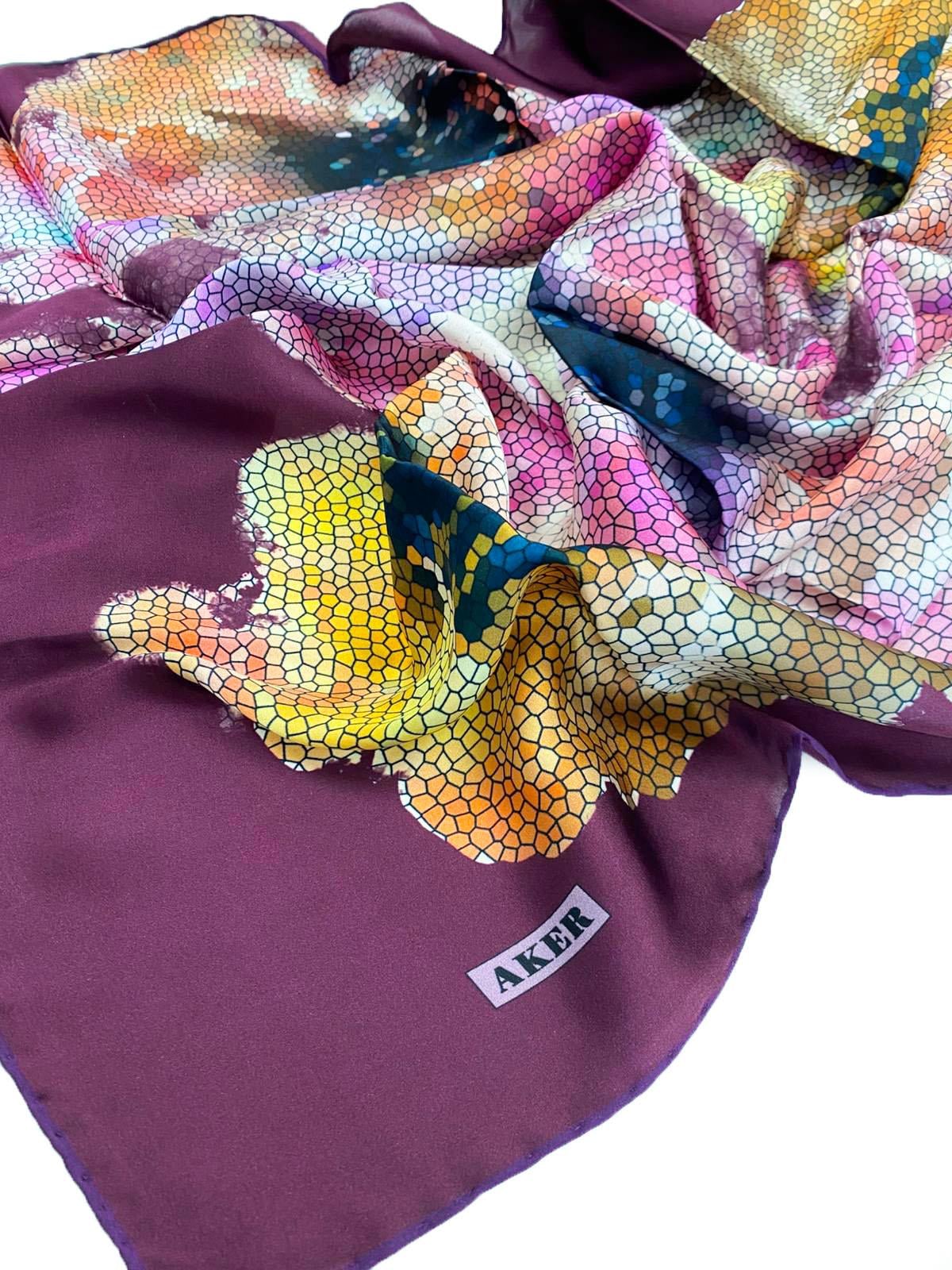 Aker Silk Scarf - 7948713-991 - Twill Silk