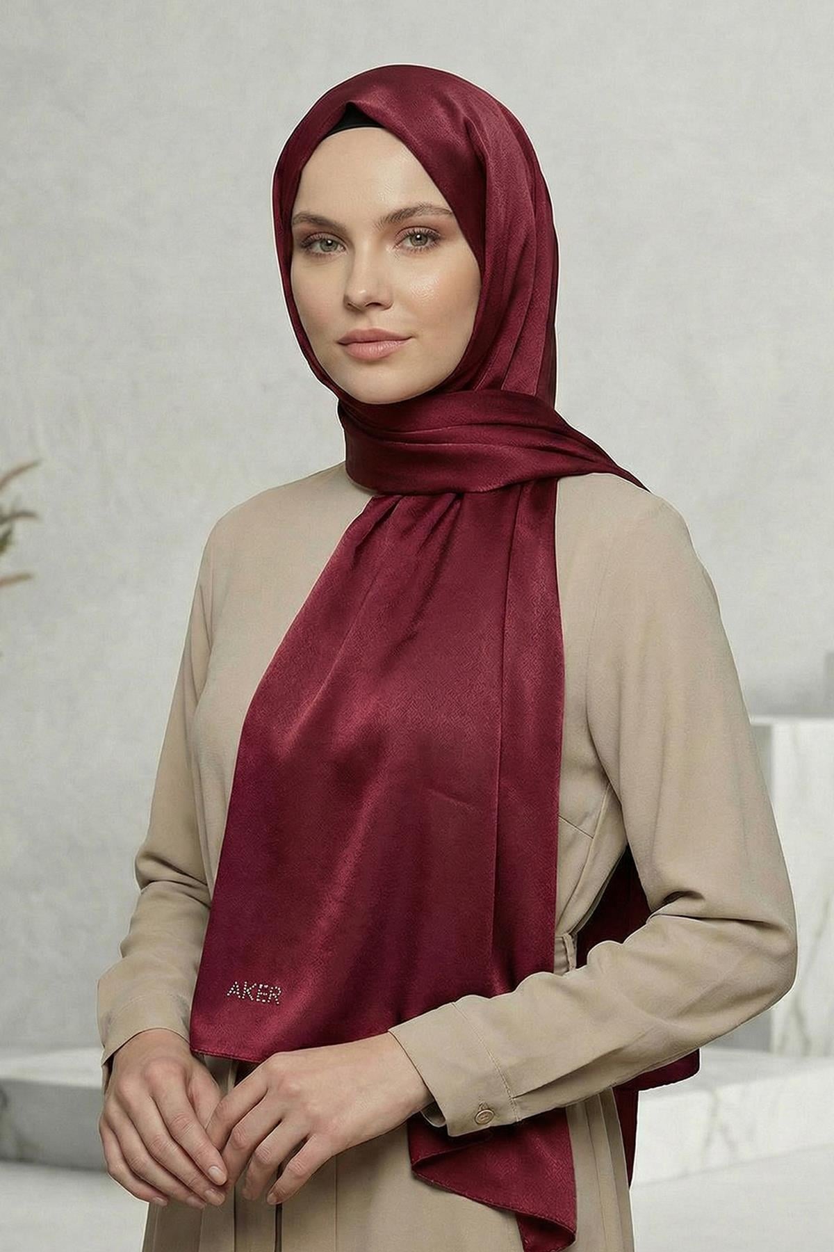 Aker Kristal Şal - Düz Renk - 1070800-943