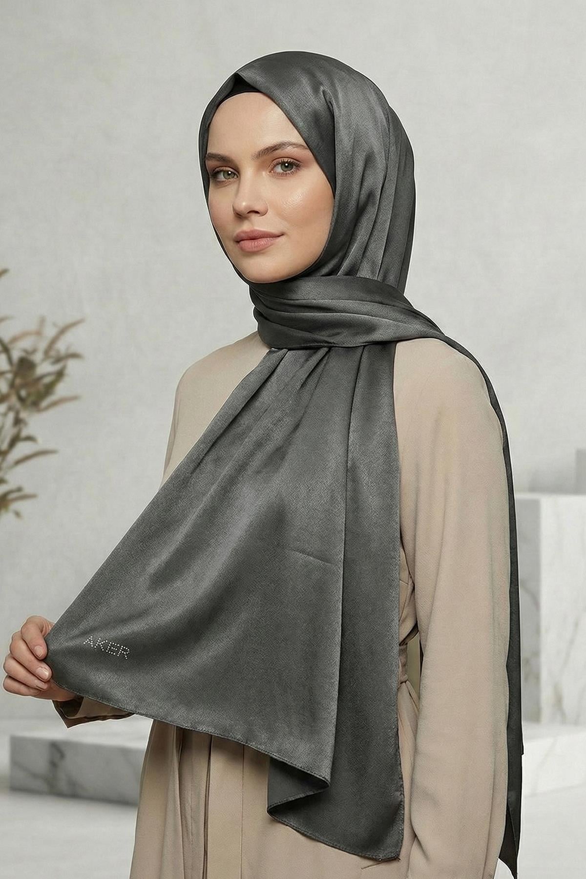 Aker Kristal Şal - Düz Renk - 1070800-972