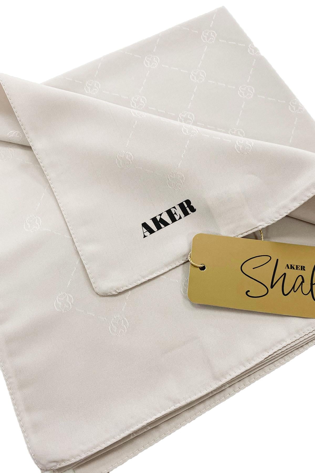 Aker Monogram Jakarlı Eşarp - Koza Desen - 1070400-983
