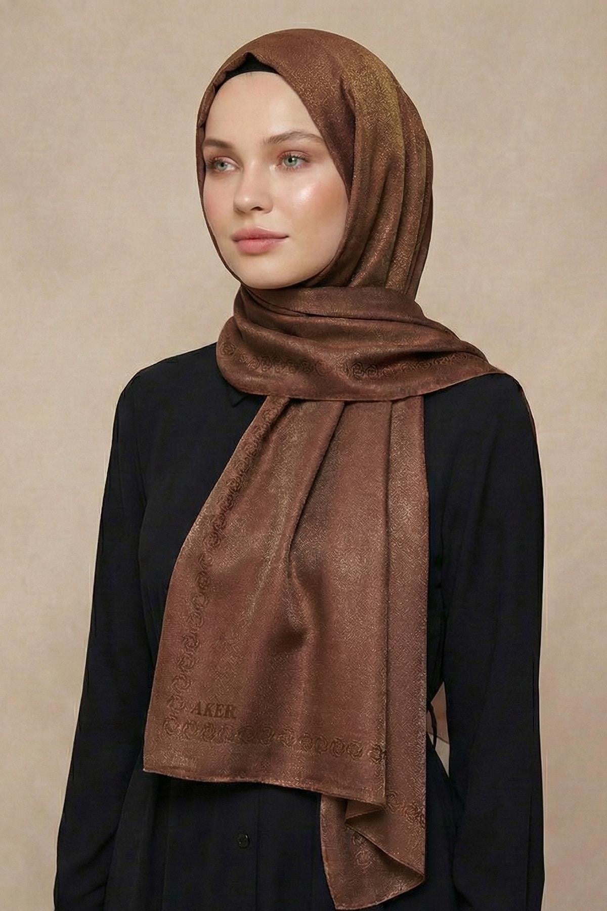 Aker Simli Monogram Şal - 1040100-331