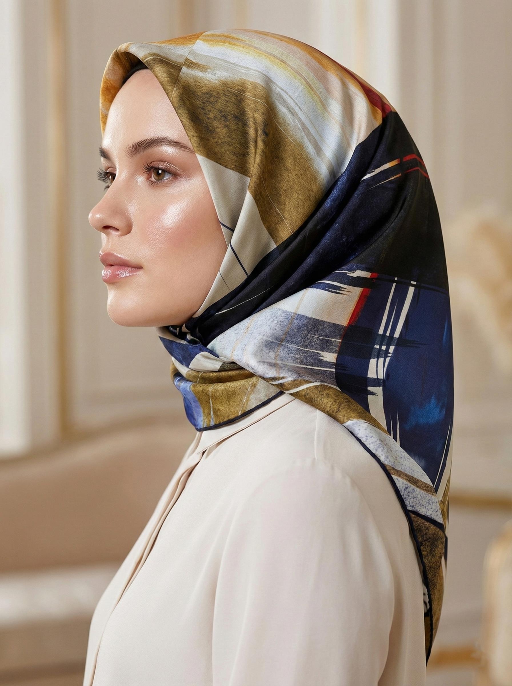 Aker Tivil Eşarp - Polyester Twill - 6440795-921
