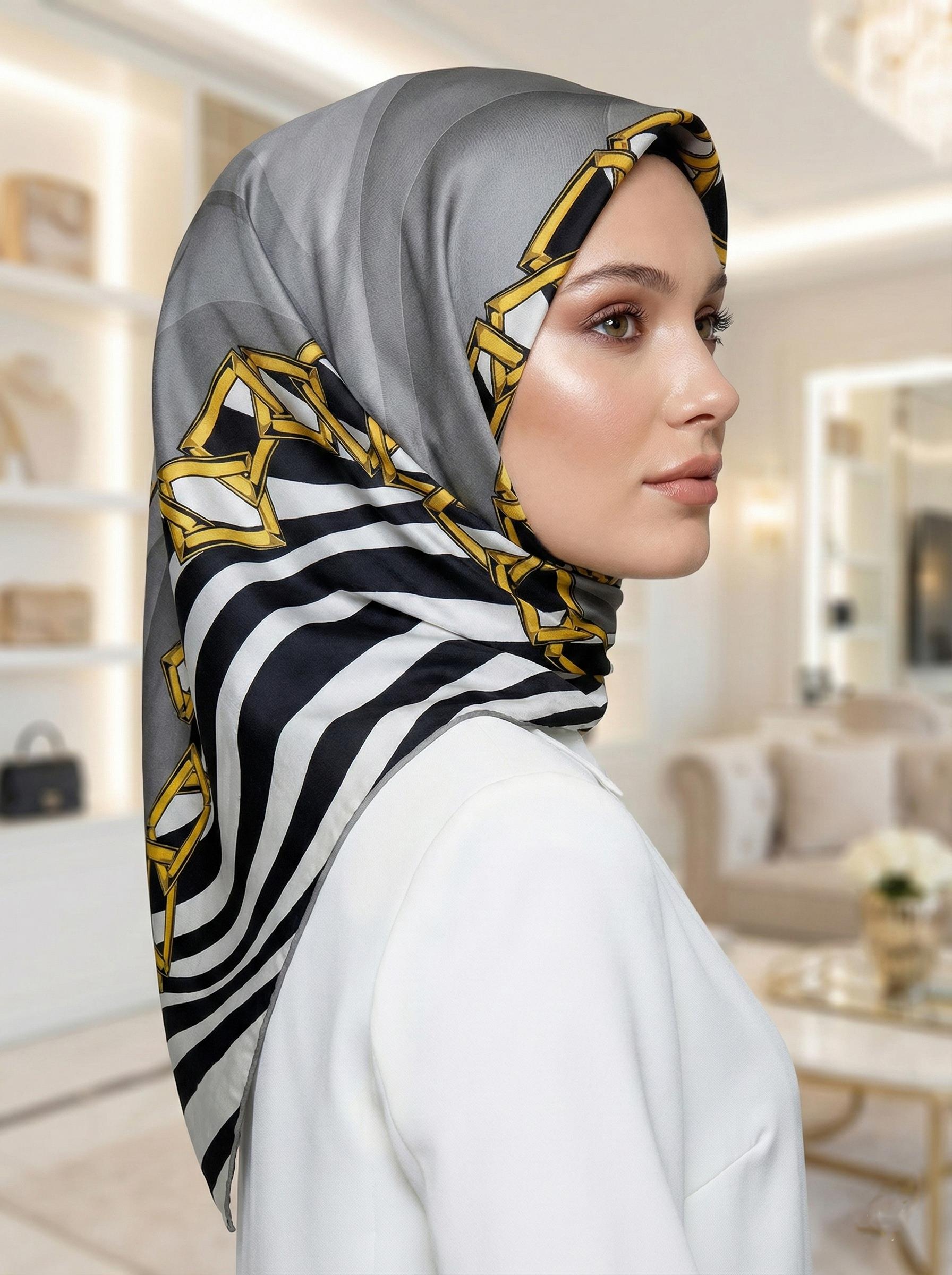 Aker Tivil Eşarp - Polyester Twill - 8315795-972