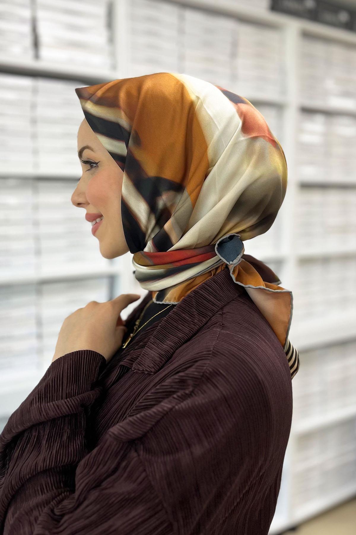 Aker Tivil Eşarp - Polyester Twill - 8570795-971