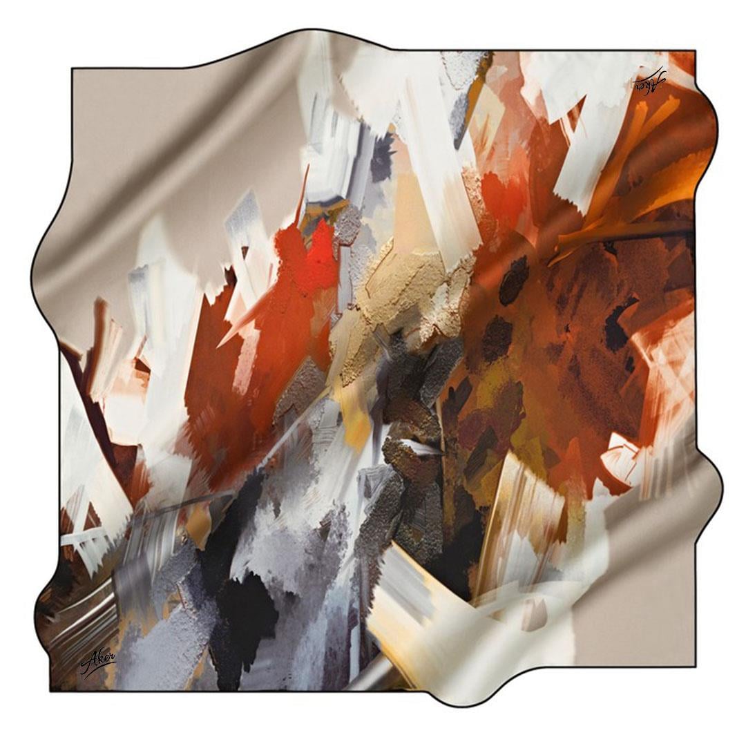 Aker Tivil Eşarp - Polyester Twill - 8674795-912