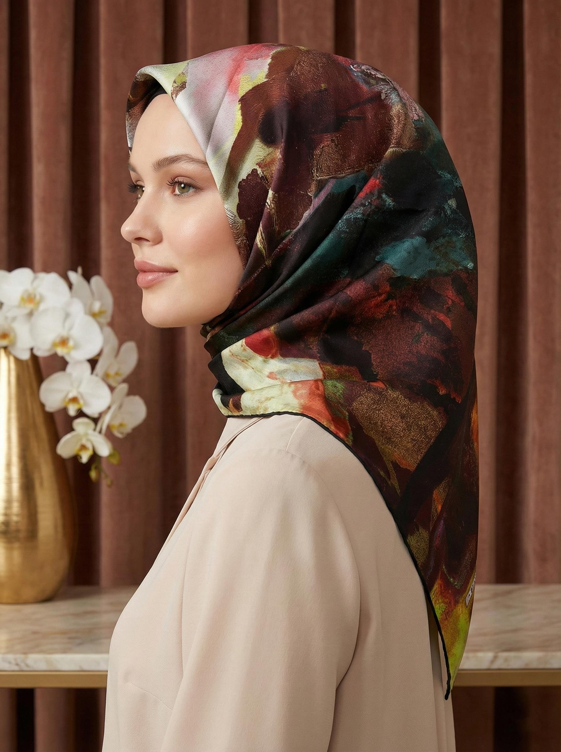 Aker Tivil Eşarp - Polyester Twill - 8674795-914