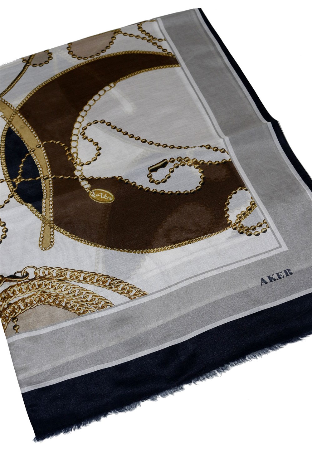 Aker Yaz Serinliği Koton Şal - Desenli - 8088777-413