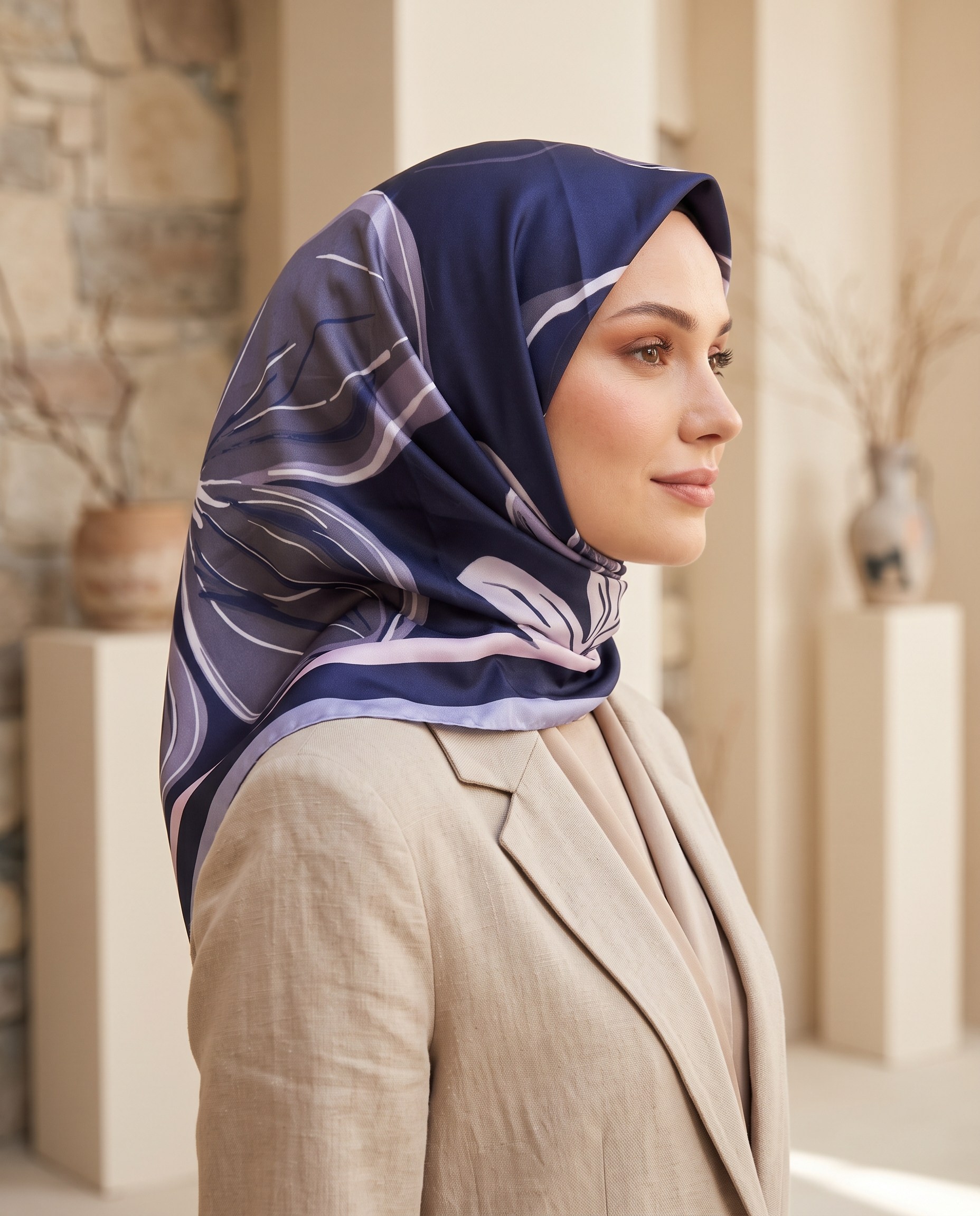 Arancia İpek Eşarp - 2025/2026 Sonbahar-Kış - 02AR513-717 - Tivil
