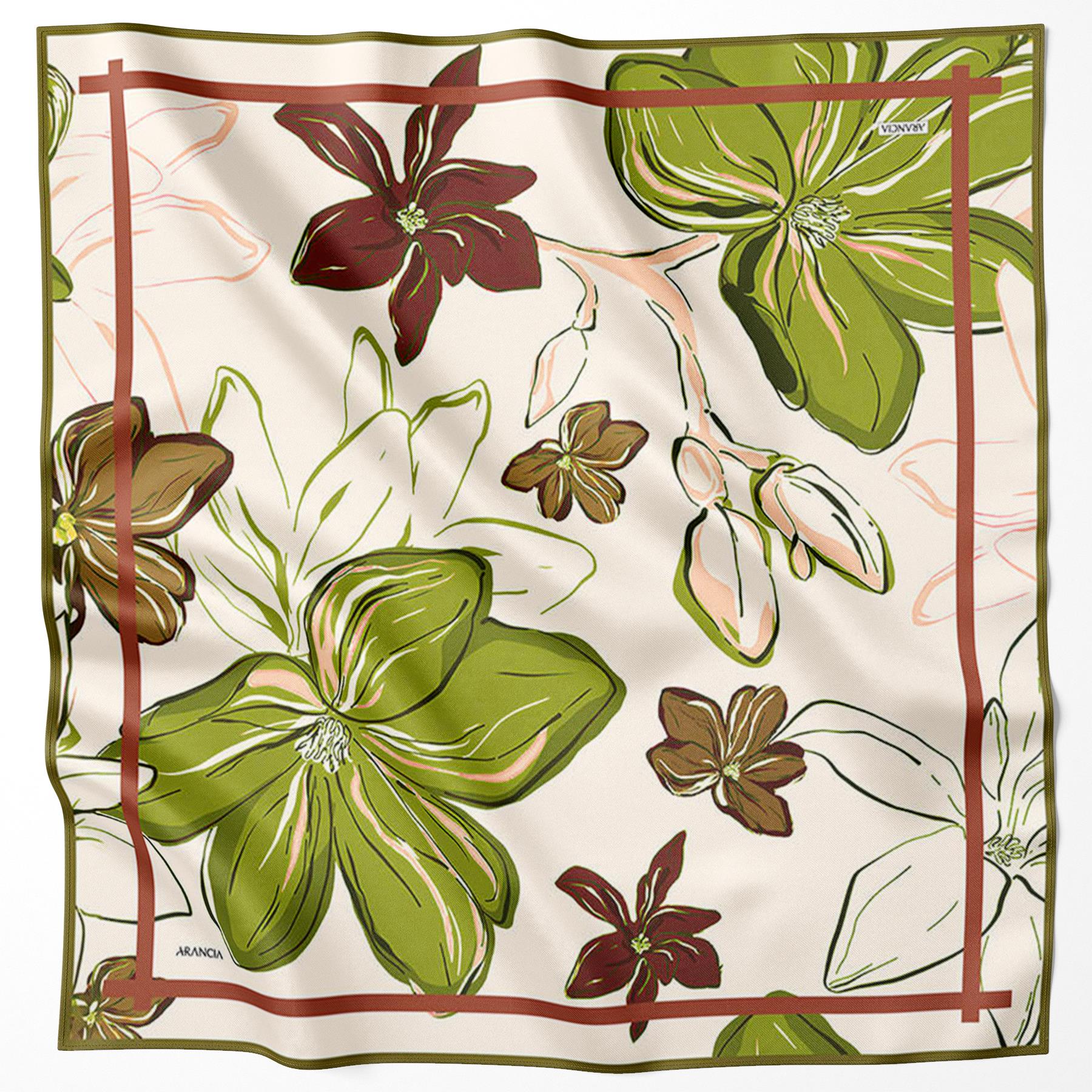 Arancia İpek Eşarp - 2025/2026 Sonbahar-Kış - 02AR513-713 - Tivil