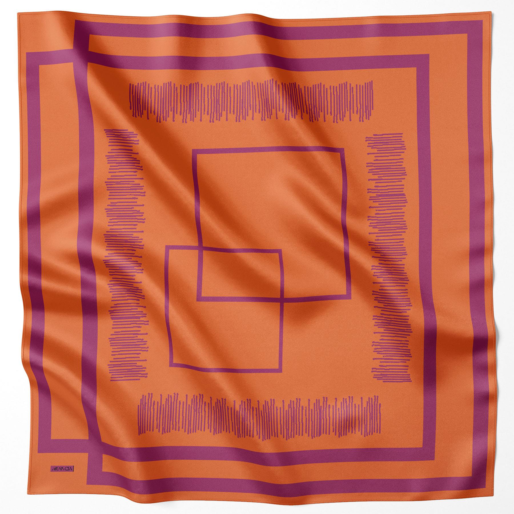 Arancia İpek Eşarp - 2025/2026 Sonbahar-Kış - 04AR513-715 - Tivil