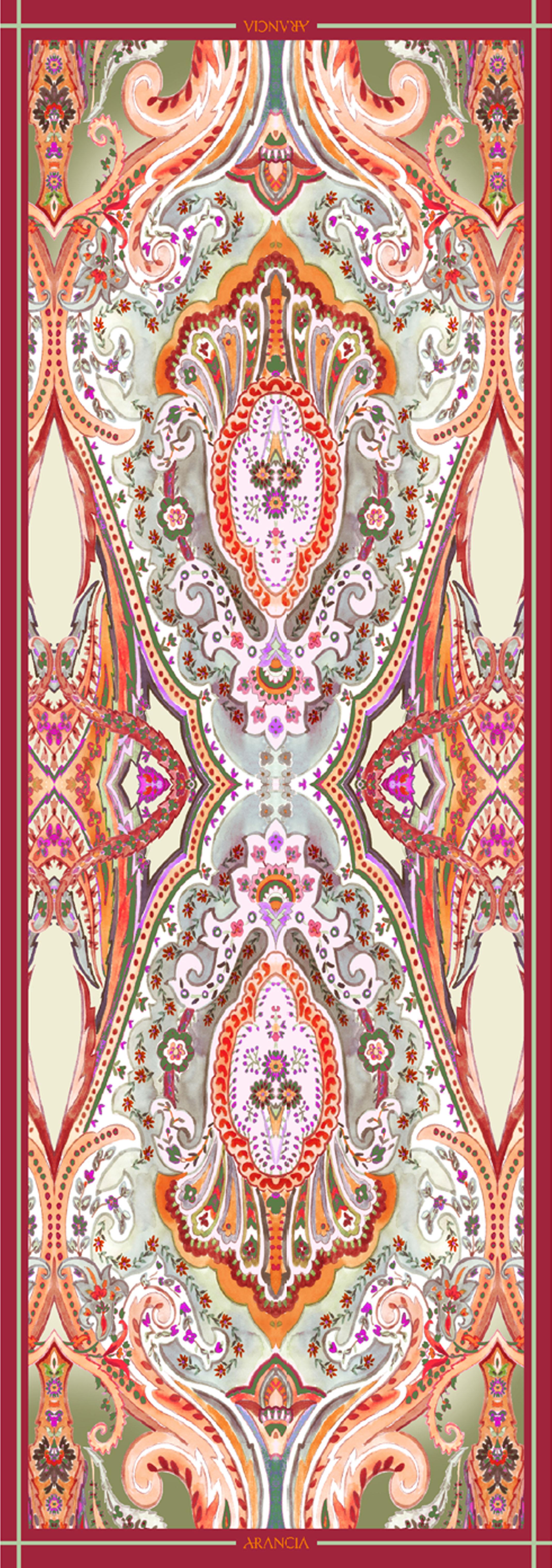 Arancia İpek Şal - 12AR514-704 - Tivil