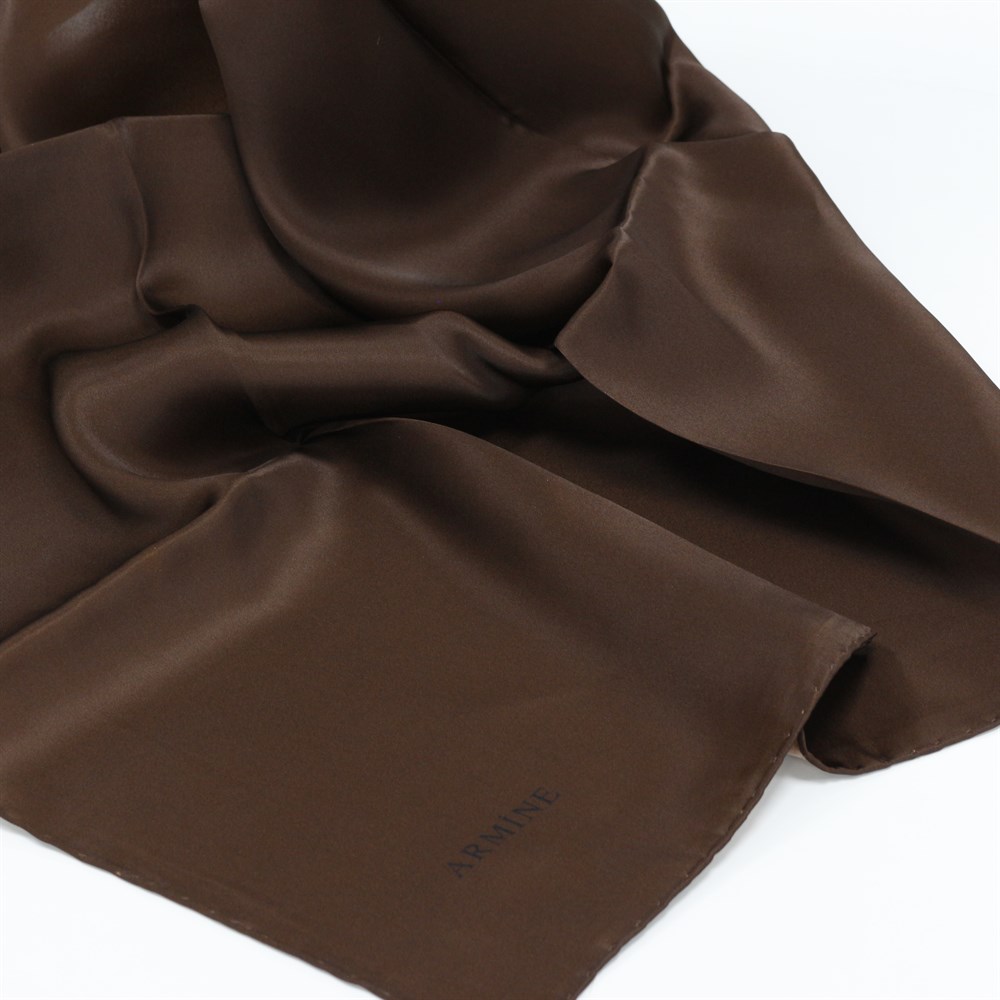 Armine Silk Scarf -  - Satin