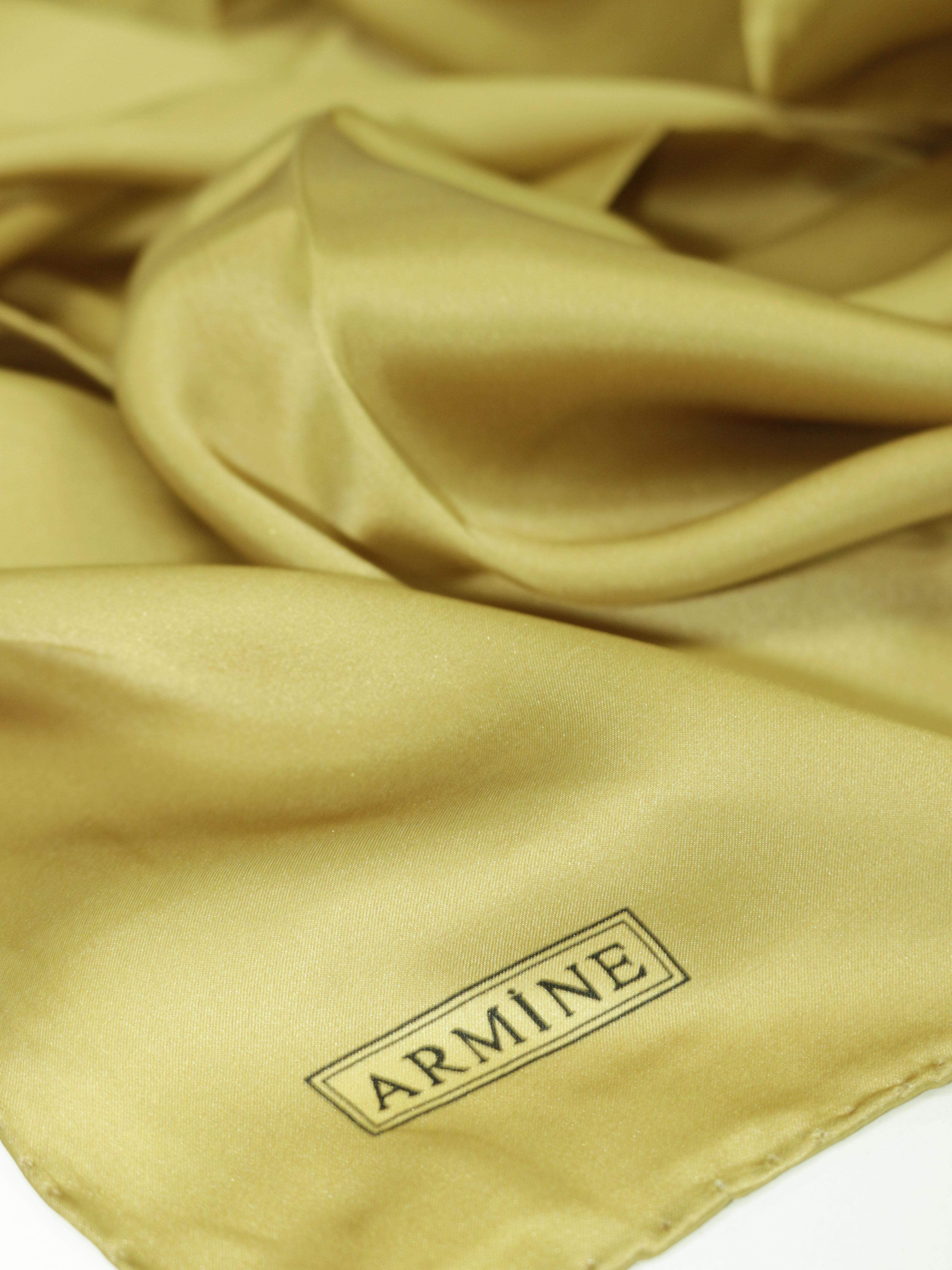 Armine Düz Renk İpek Eşarp - 410 - Tivil