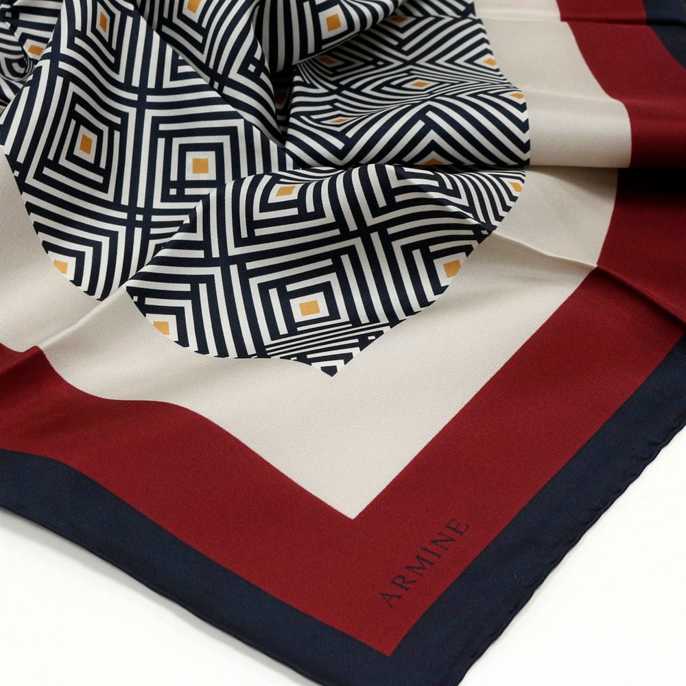 Armine Silk Scarf -  -