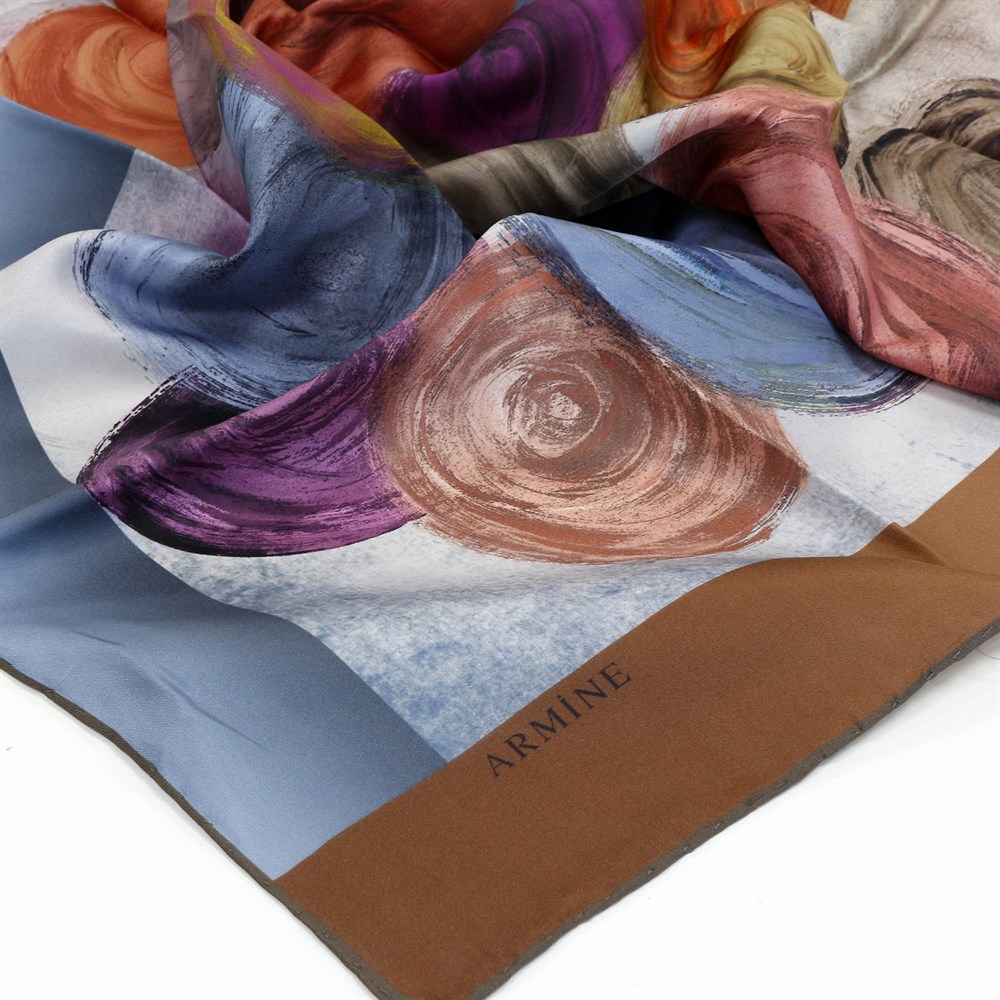 Armine Silk Scarf - 7903D 03 - Twill
