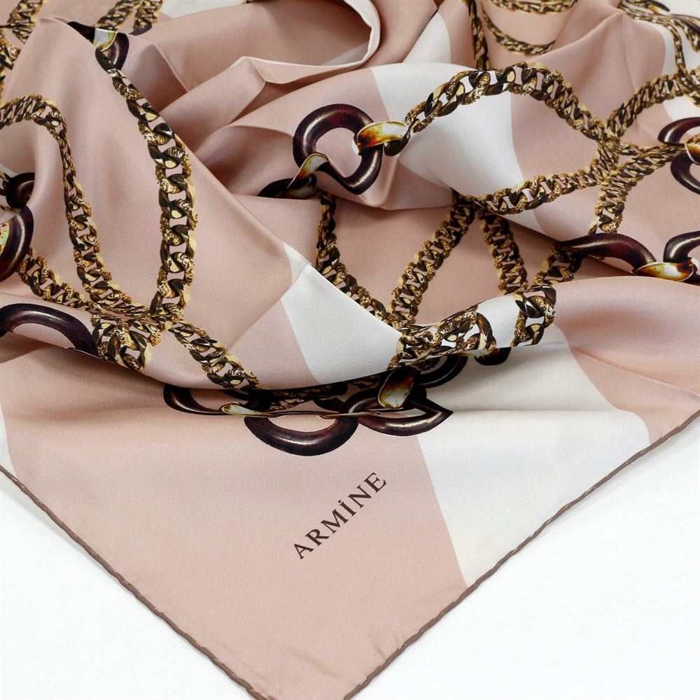 Armine Silk Scarf - 7832D 44 - Twill