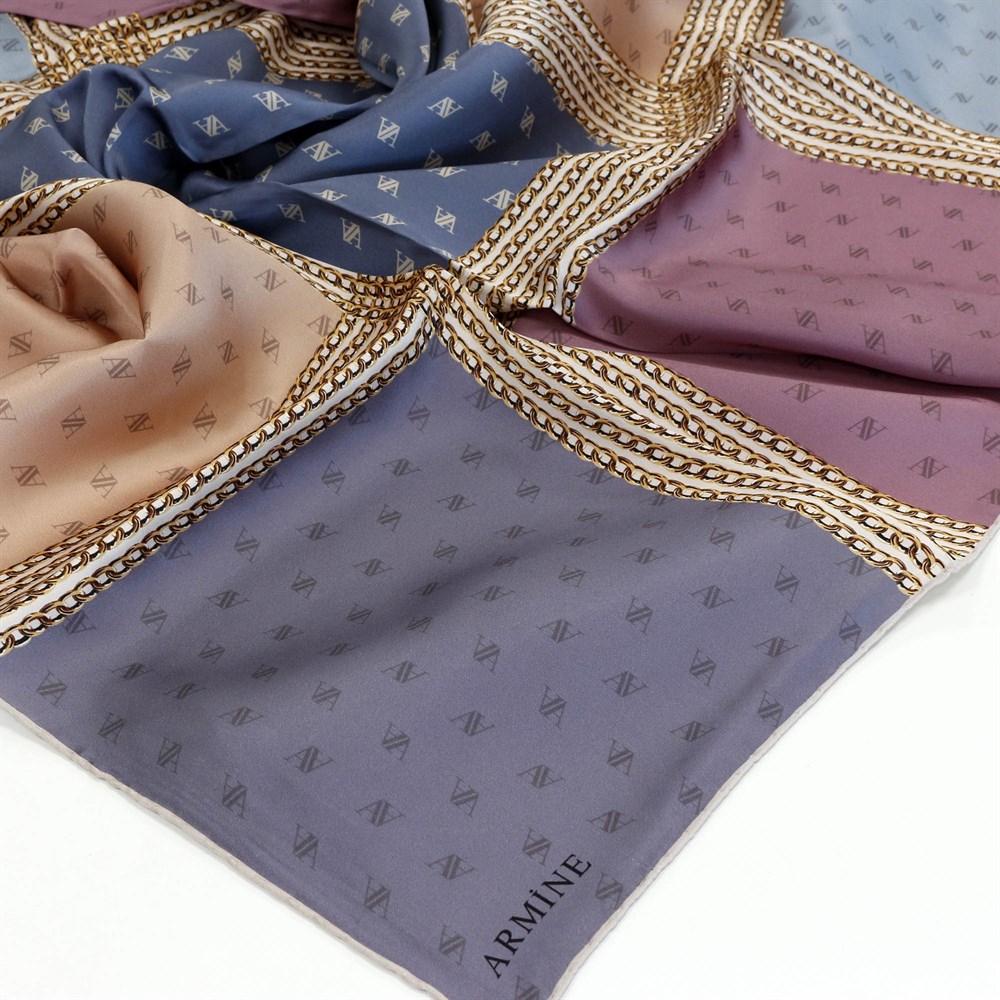 Armine Silk Scarf - 8113D 03 - Satin