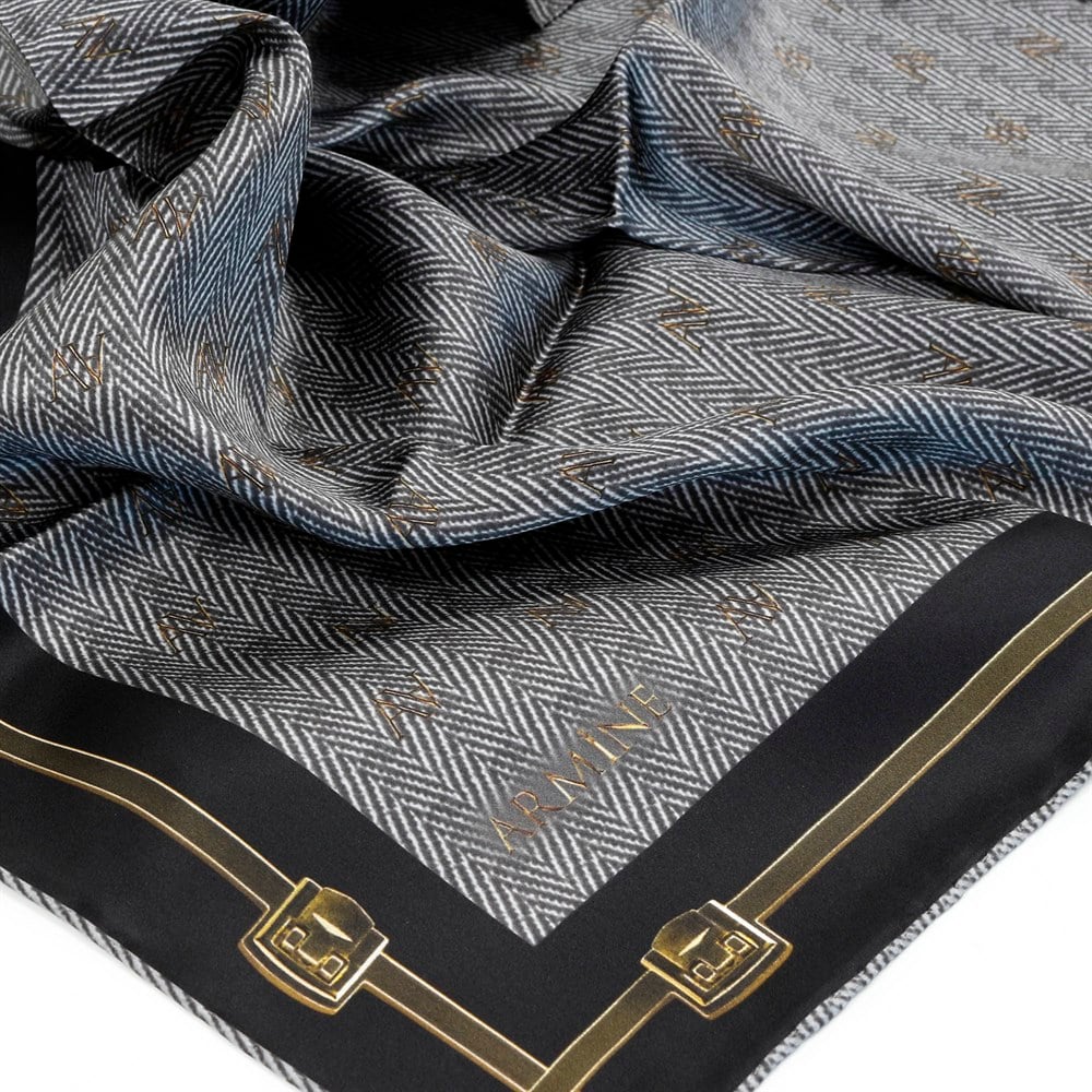 Armine Silk Scarf - 8015D 35 - Satin