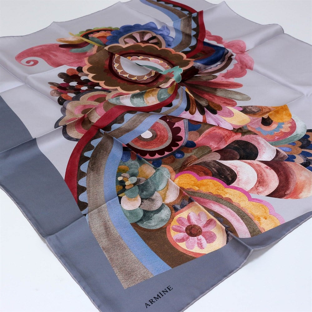 Armine Silk Scarf -  -