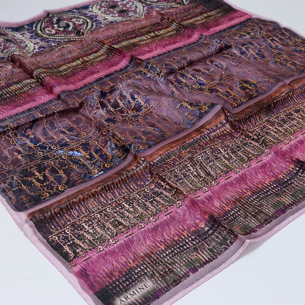 Armine Silk Scarf -  -