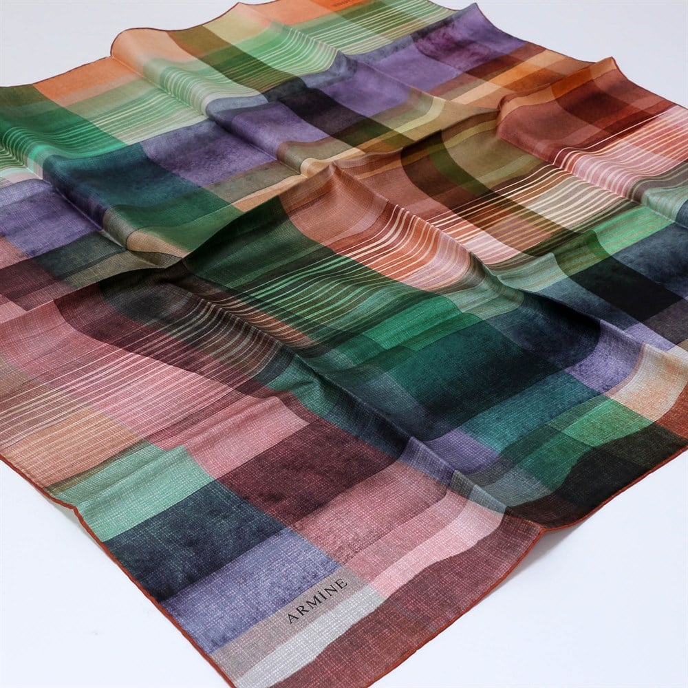 Armine Silk Scarf -  -