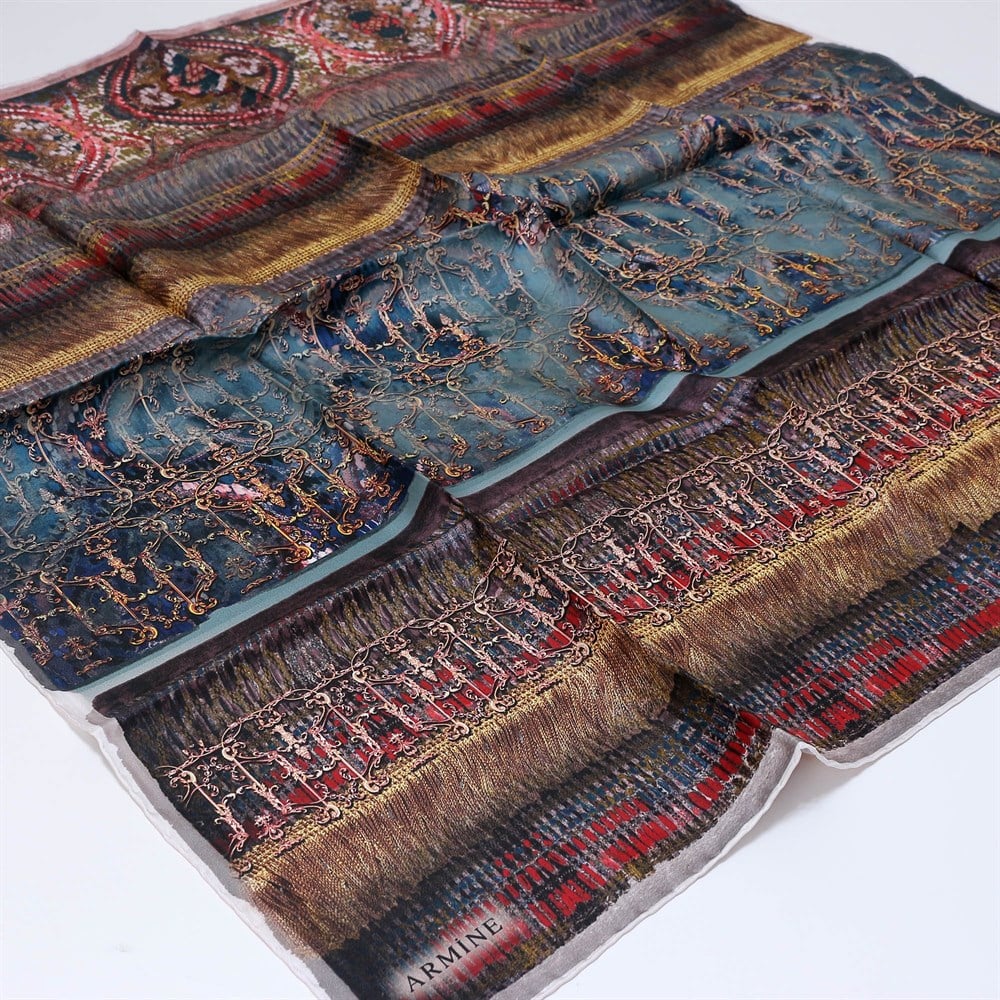 Armine Silk Scarf -  -
