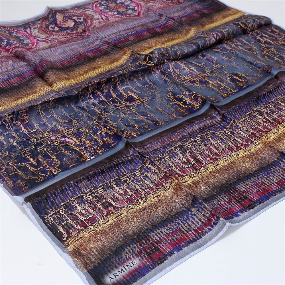 Armine Silk Scarf -  -