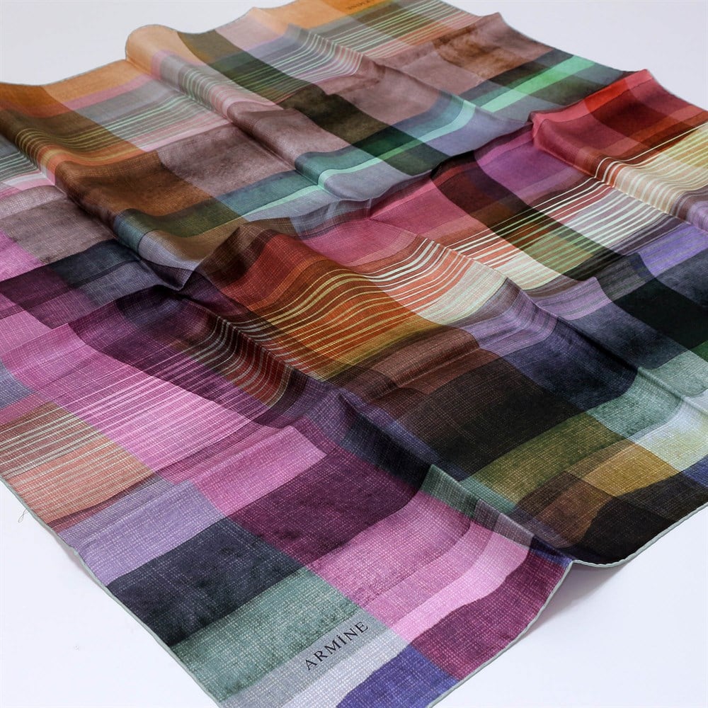 Armine Silk Scarf -  -