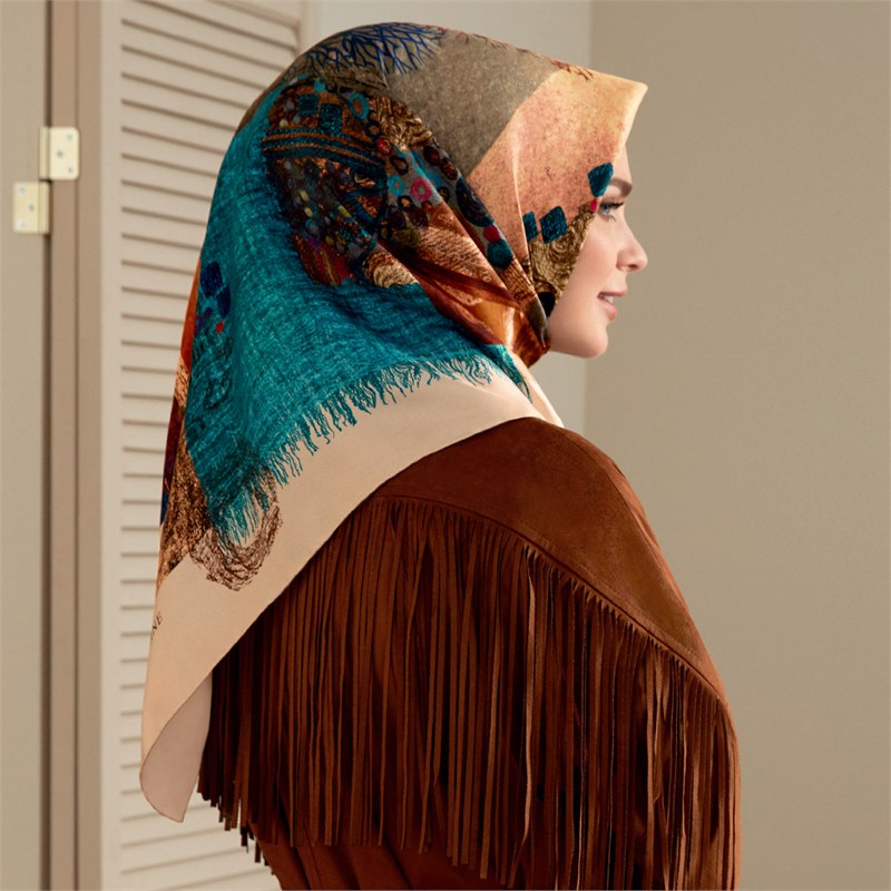 Armine Silk Scarf - 7818D 39 - Satin