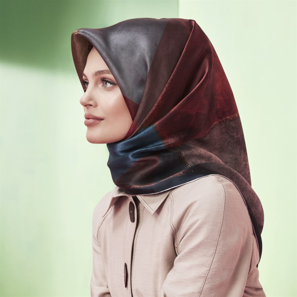 Armine İpek Eşarp 2019 İlkbahar-Yaz - 8117D 52 - Tivil