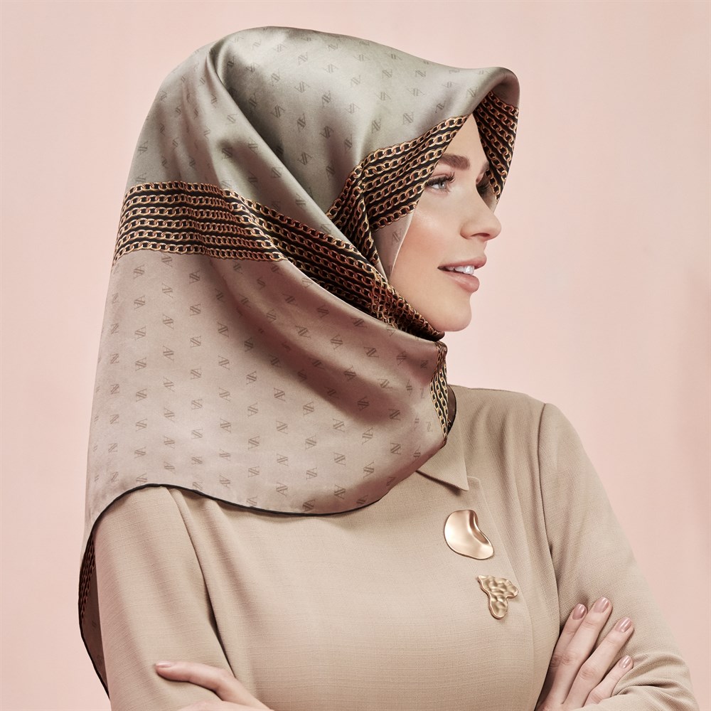 Armine Silk Scarf - 8113D 33 - Twill