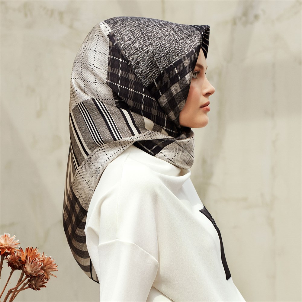 Armine İpek Eşarp 2019/2020 Sonbahar Kış - 8233D 09 - Tivil